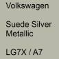 Preview: Volkswagen, Suede Silver Metallic, LG7X / A7.